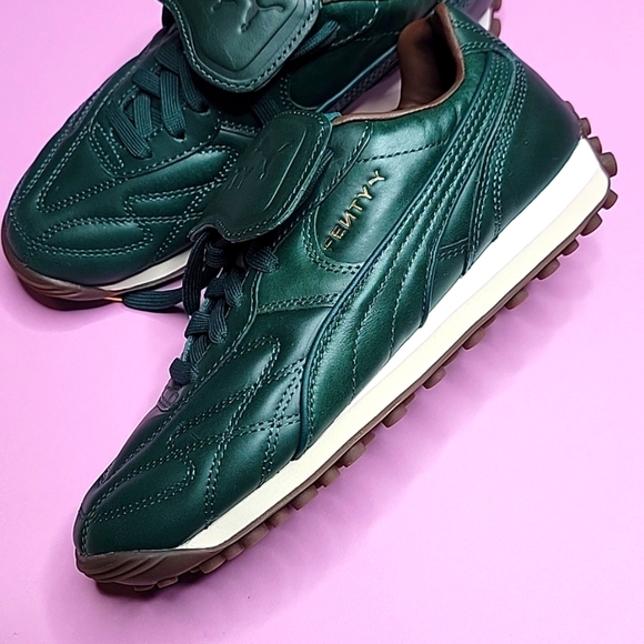 Fenty X Puma Avanti Low-Top Sneakers Green Brown - Picture 5 of 7